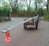 Lastgespann von hinten
